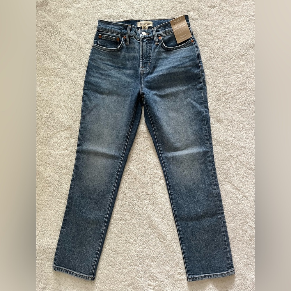 Madewell petite perfect vintage crop jean in barnfield